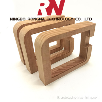 Servizio di lavorazione CNC di parti di rotazione del legno personalizzato